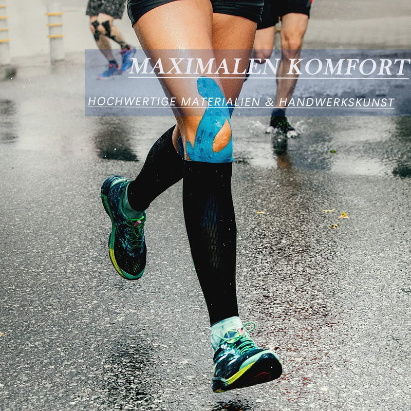 Ddobb 4 Pairs Of Compression Stockings For Men And Women, Support Stockings, Compression Socks, Support Socks, Travel Socks For Flight Sports Running Cycling - NewNest Australia