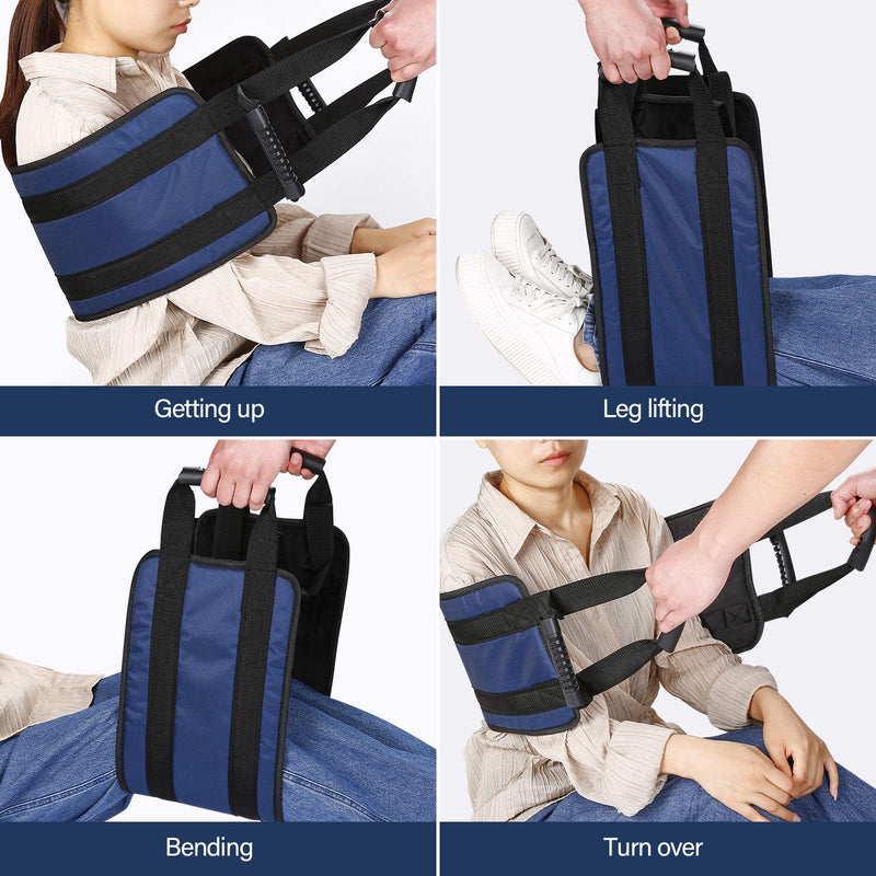 Transfer Nursing Sling for Patient,49.5'' Non-Slip Transfer Belts for Lifting Seniors,Gait Belts Transfer Belts for Seniors,Mobility Standing and Lifting Aid for Disabled, Elderly, Injured Pet - NewNest Australia