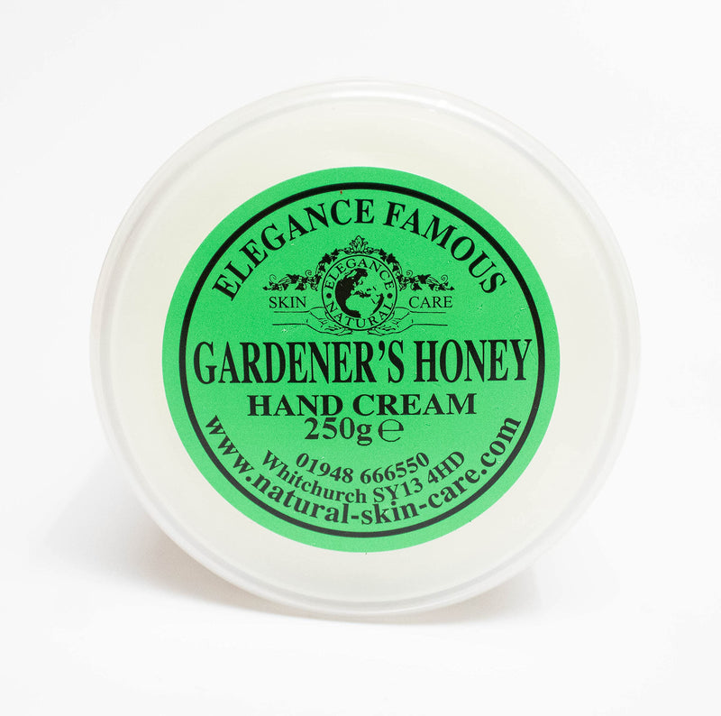 Gardeners Honey Hand Cream 250g as Recommended by BBC Gardeners World 2021 Made by Elegance Natural Skin Care MULTI AWARD WINNING - NewNest Australia