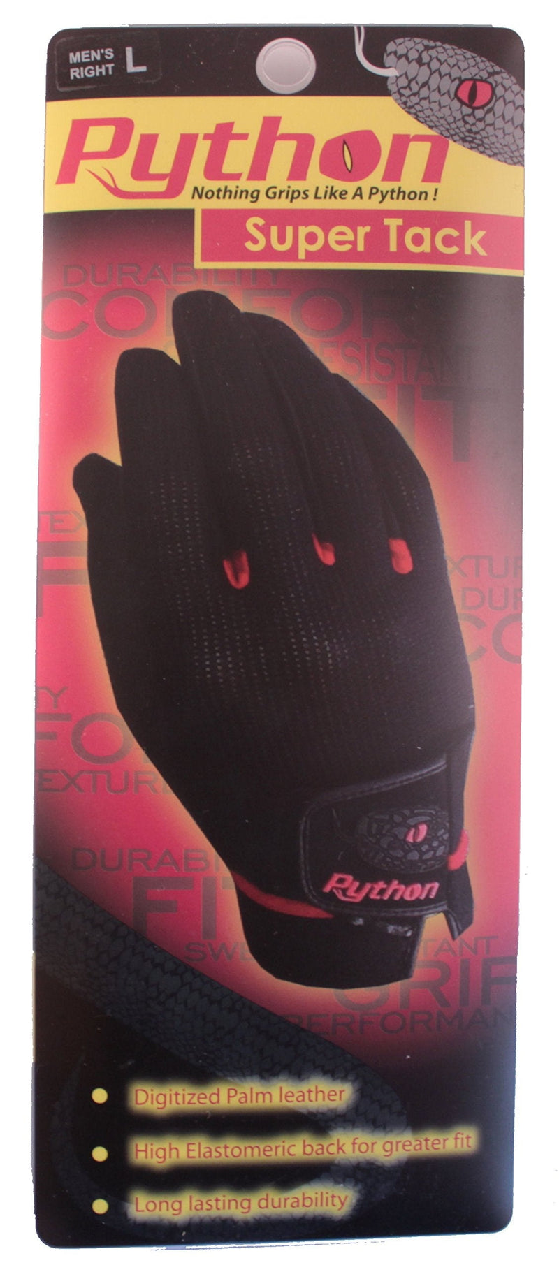 Python Super Tack Racquetball Glove Large Right - NewNest Australia