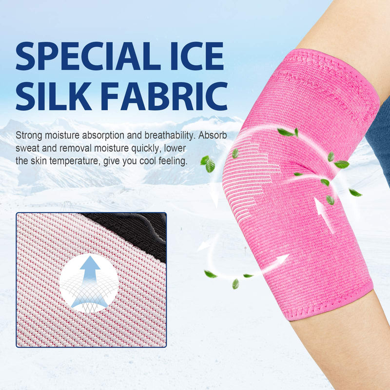AVIDDA Elbow Support for Women (Single Sleeve), Antislip Elbow Compression Sleeves Elbow Brace, Relief from Tennis, Golfers Elbow and Other Elbow Conditions, Pink M 1 - NewNest Australia