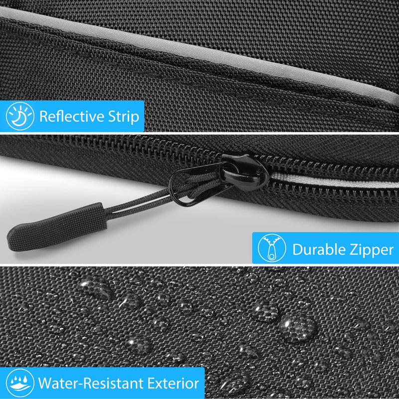 MEDMAX Insulin Cooler Bag with 2 Ice Packs - Diabetic Bag Water-Repellent Insulated Medicine Bag Portable Cooler Bag for Insulin Pen and Other Diabetic Accessories (Black) Za -Black - NewNest Australia