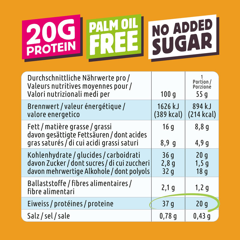 Chiefs Protein Bar with 20g protein and 211kcal • Low Sugar protein bar with high protein • 12 x 55g (Salty Caramel) Salty Caramel 12 pieces (pack of 1) - NewNest Australia