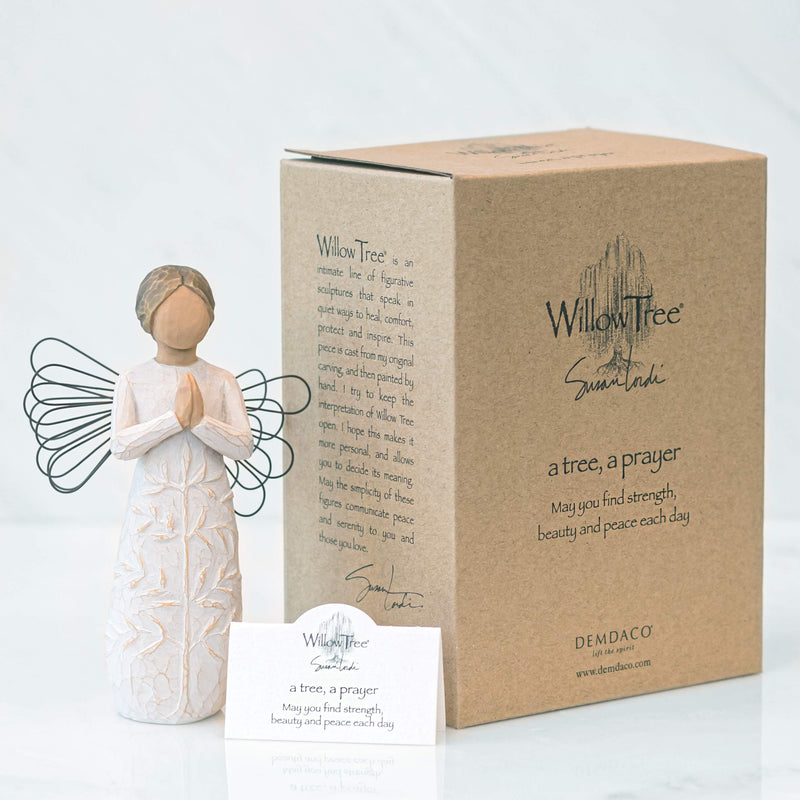 NewNest Australia - Willow Tree a Tree, a Prayer Angel, Sculpted Hand-Painted Figure 
