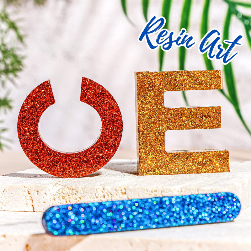 LEOBRO 18 Pack Glitter for Slime, Resin Glitter Shake Jar, Slime Glitter, Multi Assorted Set Extra Fine Glitter for Resin Nail Art Crafts Tumbler Scrapbook Jewelry Making, 15g/ Bottle, Total 270g - NewNest Australia