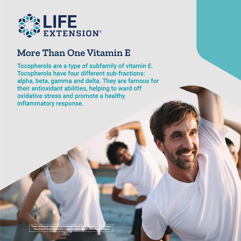 Life Extension Gamma E Mixed Tocopherols — Complete Spectrum of Vitamin E for Antioxidant Protection, Enhanced with Sesame Lignans - Gluten-Free, Non-GMO - 60 Softgels - NewNest Australia