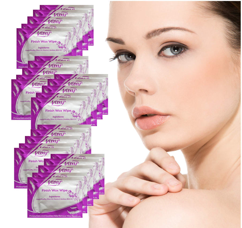 After Wax Wipes Waxing Wipes Effectively Removes Wax Leaves No Oil Residue Behind All-Natural Formula Heals and Moisturises Skin Pack of 25 Wipes for All Skin Types - NewNest Australia