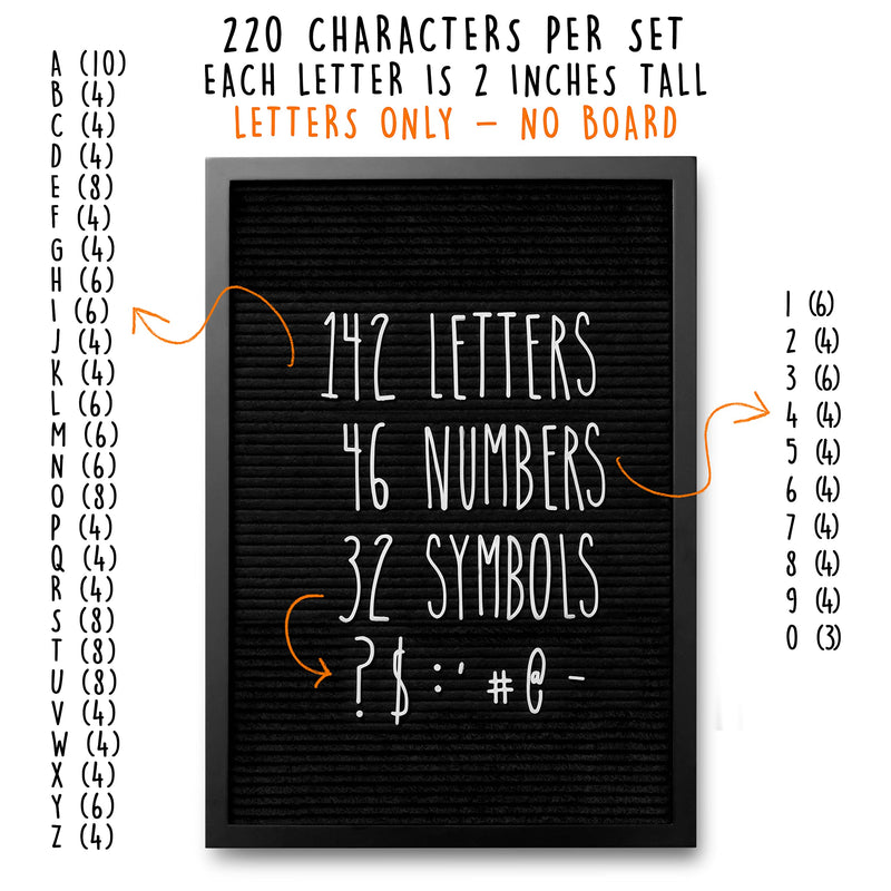 Skinny Letterboard Letters Set in Rae Dunn Inspired Font Perfect Farmhouse Decor and Accessory Changeable Felt Letter Boards Message no Board Included, 2 Inch White Letters Numbers Symbols Only Skinny White - NewNest Australia