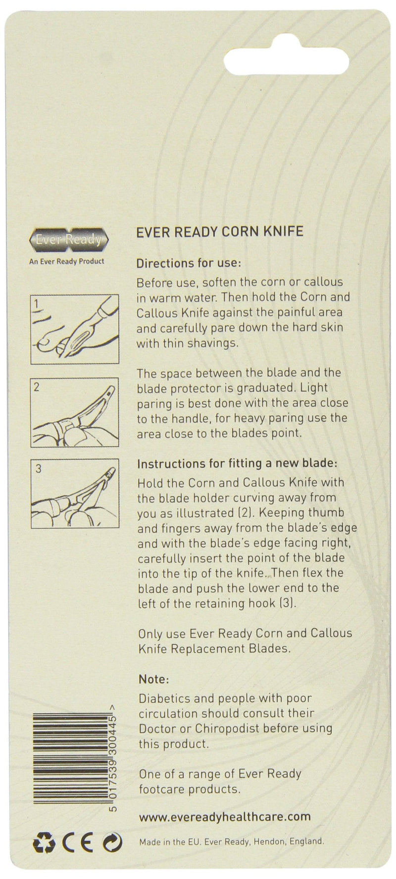 Ever Ready Corn And Callous Knife - NewNest Australia