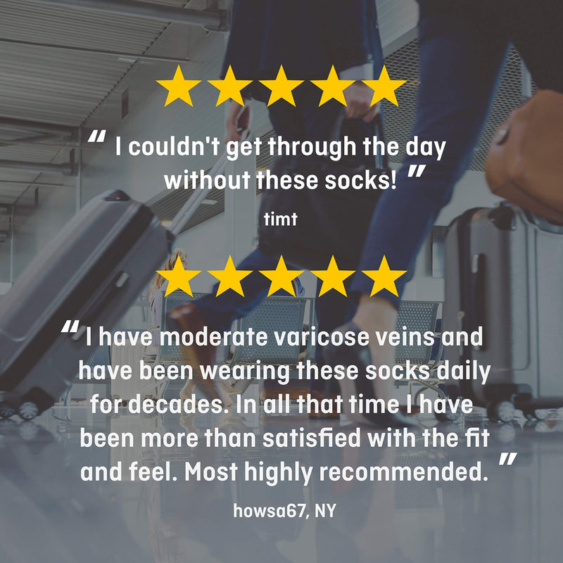 Futuro - MI71035BLEN Dress Socks for Men, Firm Compression, 20-30 mm/Hg, Helps Improve Circulation to Help Minmize Swelling Medium - NewNest Australia