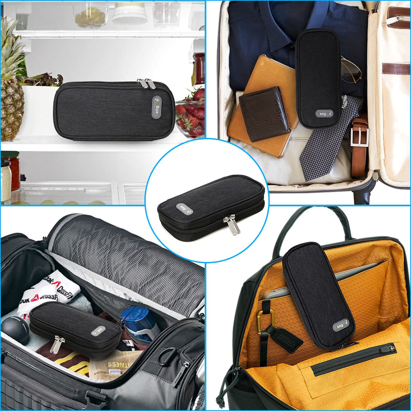 Insulin Cooler Travel Case - Organizer Insulin Case for Diabetes Accessories Keep Supplies Safe and Cold by YOUSHARES(Black) dark - NewNest Australia