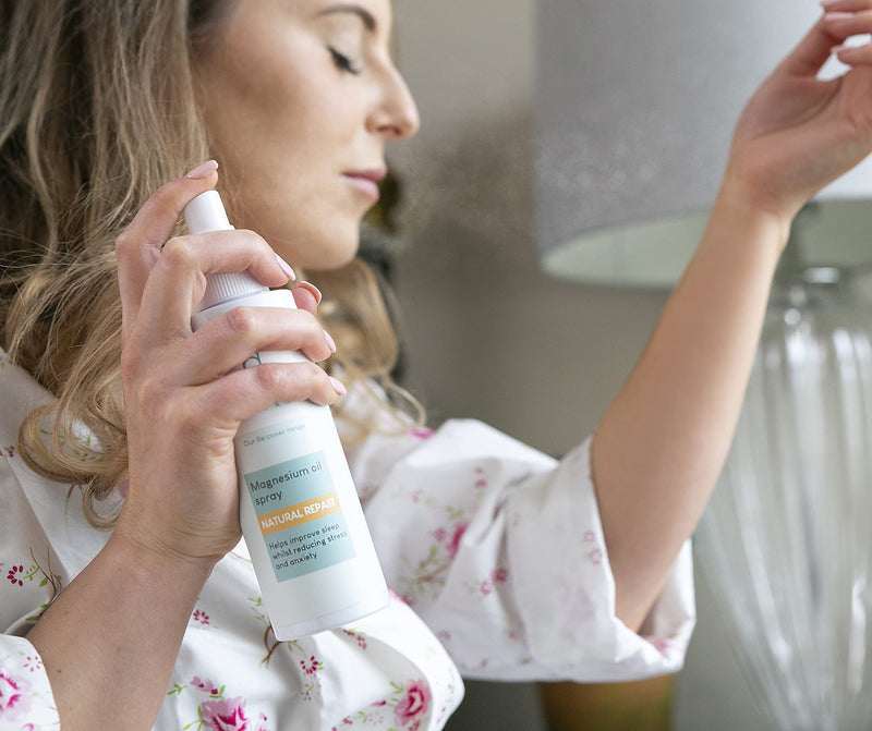 Harrogate Organics Natural Repair Magnesium Spray, Ultra Pure Magnesium for Sleep, Sore Muscle Repair and Restless Legs Easy to use with no Smell or Grease on Your Skin.150ml - NewNest Australia