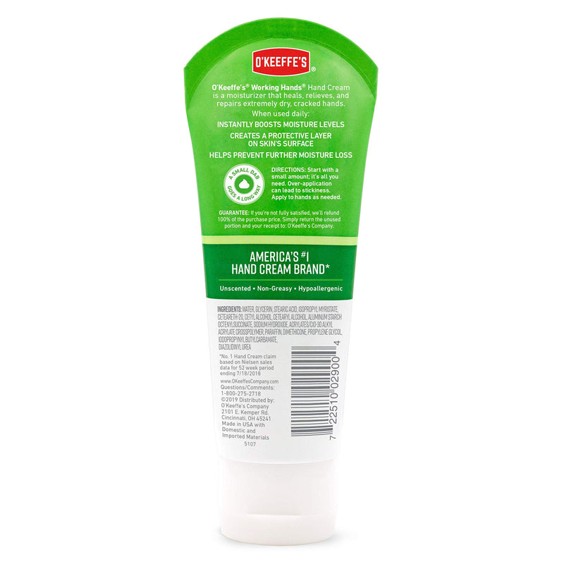 O'Keeffe's Working Hands Tube 85G & Working Hands® Hand Cream 96g Jar 1 - Pack + Cream - NewNest Australia