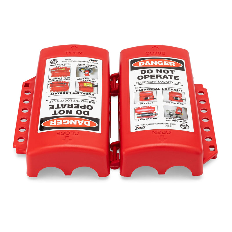 ZING 7294 RecycLockout Lockout Tagout, Universal Plug/Forklift/Cylinder Lockout, Recycled Plastic 1 - NewNest Australia
