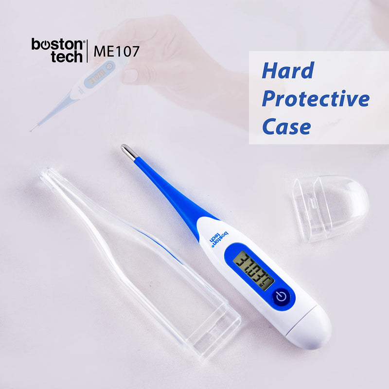 Digital And Basal Thermometer For Babies, Children And Adults, Fever Alarm, Flexible Tip, Quick And Accurate, Oral, Rectal Or Axillary Temperature In 10 S Easy To Read And Housing - NewNest Australia