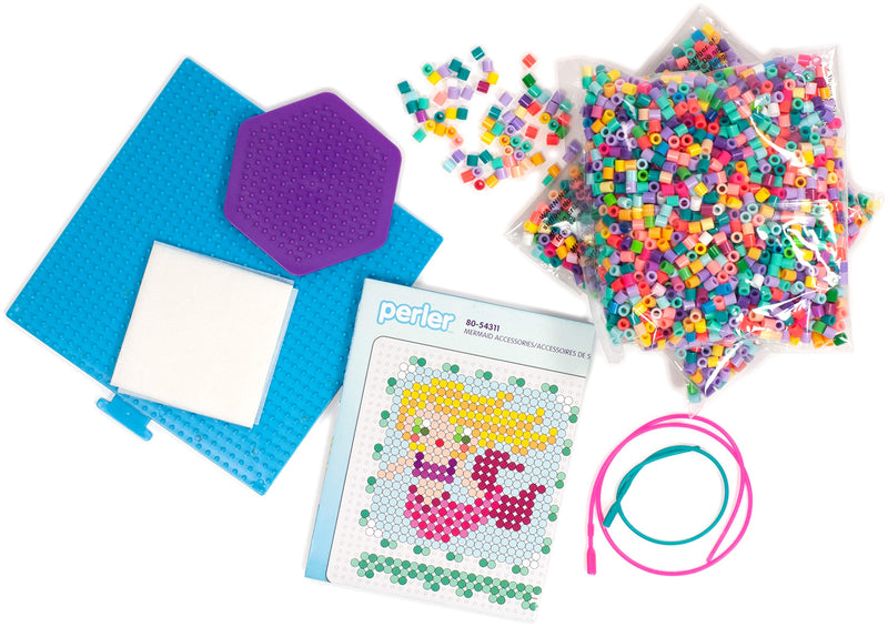 Perler Beads 3D Ocean and Mermaid Fuse Bead Kit, 4006pcs, 22 Projects Original Version - NewNest Australia