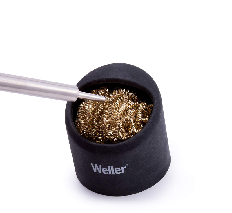 Weller WLACCBSH-02 Soldering Brass Sponge Tip Cleaner with Silicone Holder - NewNest Australia