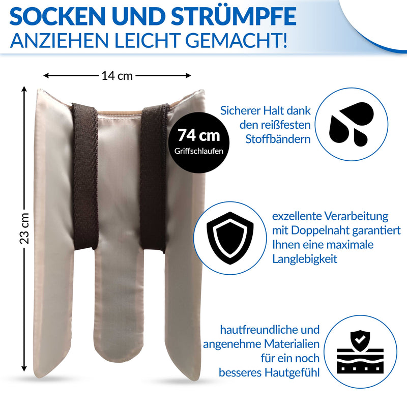 Favorite Helpers Sock Dressing Aid With Tear-Resistant Bands, Stocking Aid With Instructions (English Language Not Guaranteed), Dressing Aid For Socks And Stockings - NewNest Australia