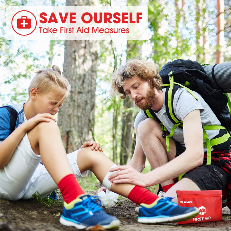 Small Travel First Aid Kit - 87 Piece Clean, Treat and Protect Most Injuries,Ready for Emergency at Home, Outdoors, Car, Camping, Workplace, Hiking. - NewNest Australia