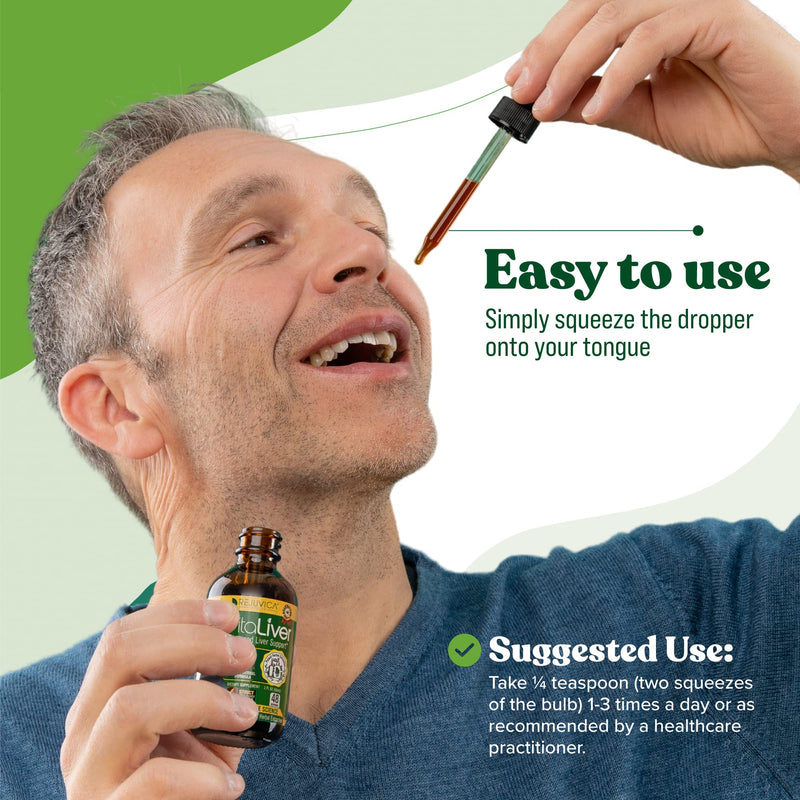 VitaLiver - Advanced Liver Support Supplement - Liquid Delivery for Better Absorption - Milk Thistle, Artichoke, Chanca Piedra, Dandelion & More! - NewNest Australia