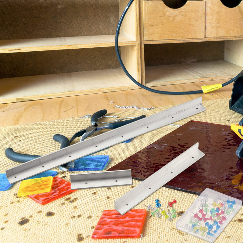 12 Pieces Layout Block System 12 Inch 6 Inch 3 Inch for Stained Glass Panels with 60 Mix Color Push Pins Stain Glass Tools and Supplies, 3 Sizes - NewNest Australia