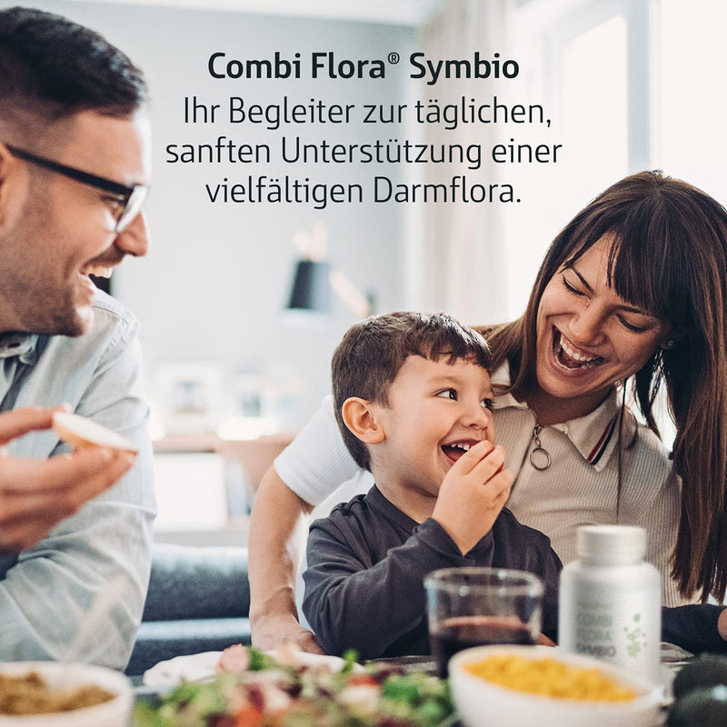 Combi Flora SymBIO - Probiotic with 13 bacterial strains + organic inulin - 60 vegan capsules - delayed release - high dose 60 pieces (pack of 1) - NewNest Australia