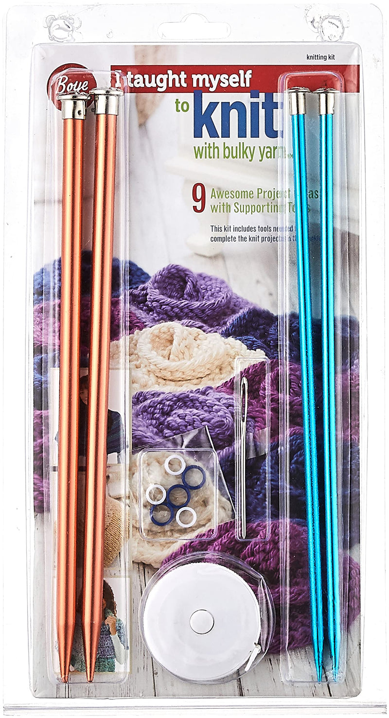 Boye Yarn Knitting for Beginners Kit, 9 Patterns - NewNest Australia