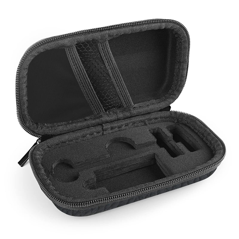 Linkidea Hard Travel Case Compatible With Vikings, Mercury, Shaving Revolution Double Edge Razor, Storage Box Organizer For Safety Razor And Razor Attachments (Lychee Vegan Leather) - NewNest Australia