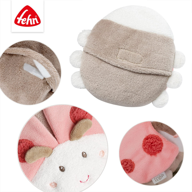 Fehn Cherry Stone Pillow Baby Beetle - Soothing Heat Pillow And Cold Pillow For Babies And Children From 0+ Months - Grain Pillow For Oven - Cherry Stone Pillow As A Baby Gift For Birth - NewNest Australia
