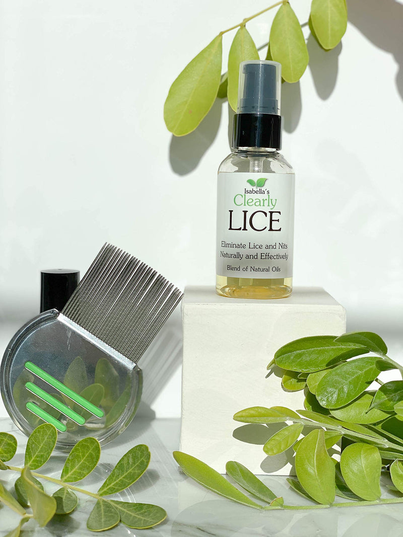 Clearly LICE, Powerful Lice Treatment of Natural Oils Proven to Eliminate Lice, Nits. No Toxins or Harsh Chemicals. Remover and Repellent with Neem, Rosemary, Cedarwood + Free Nit Comb (60ml) 60 ml (Pack of 1) - NewNest Australia