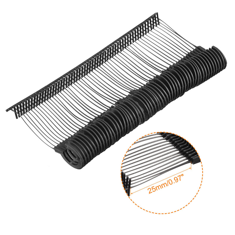 MECCANIXITY J Hook Standard Tagging Fasteners Plastic Regular for Garment Price Tag Label Tagging Barbs Black 0.97 Inch/25mm Pack of 1000 25mm - NewNest Australia