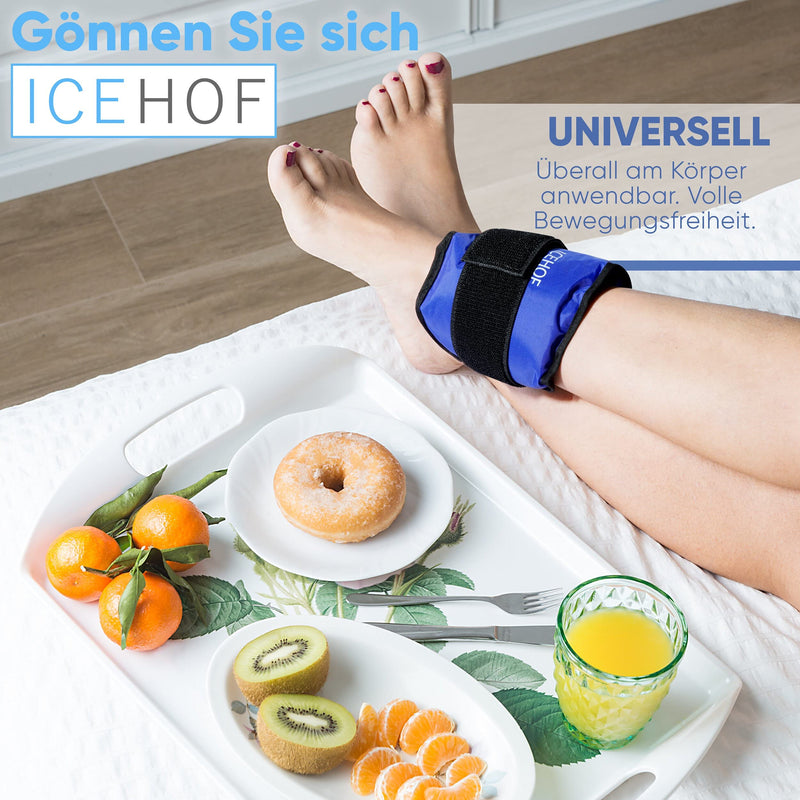 Icehof Universal Cooling Pad With Velcro Fastener - Flexible And Easy To Use All Over The Body - Cooling Gel Cold Compresses Cooling Pack Gel Cooling Bandage - NewNest Australia
