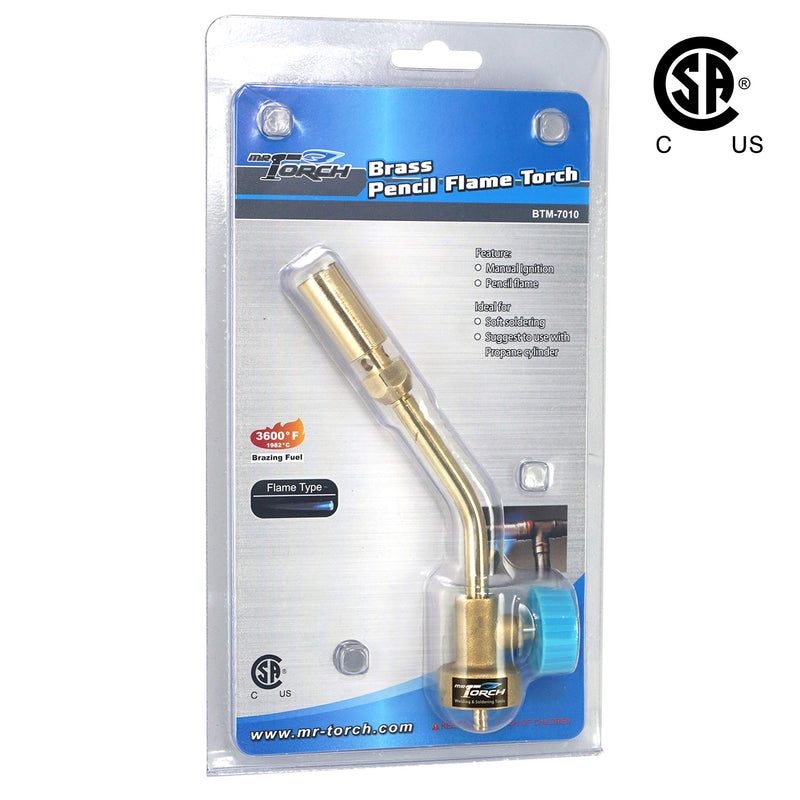 BTM-7010 Brass Pencil Flame Torch - NewNest Australia