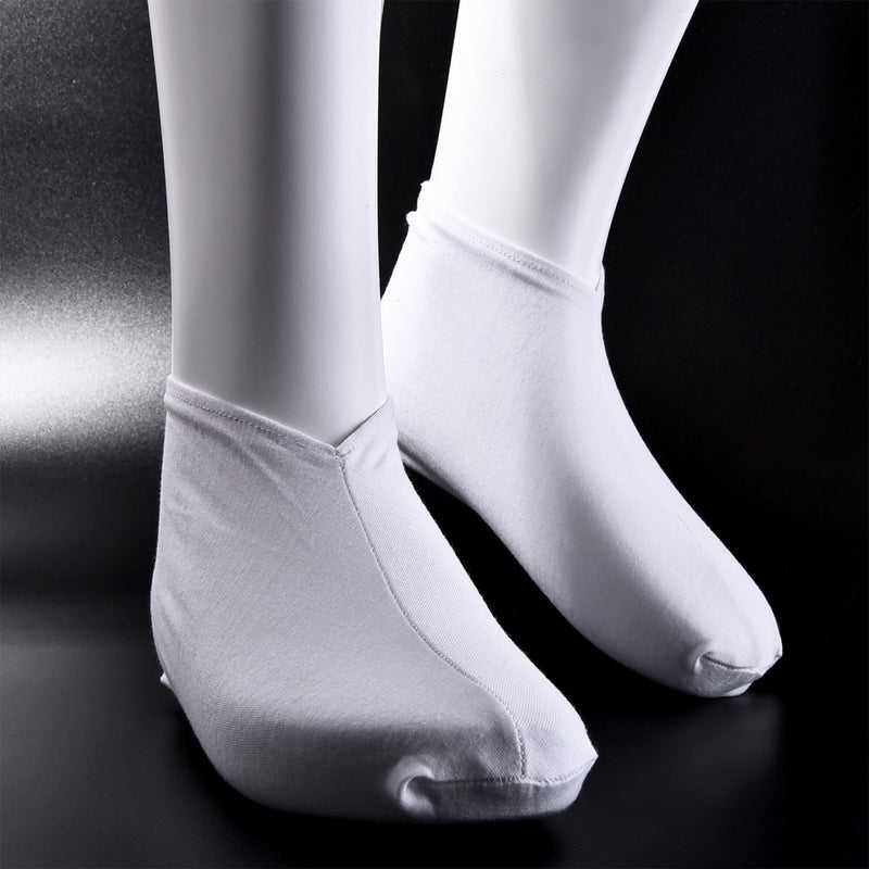 6 Pairs Cotton Moisture Socks Foot Spa Socks Moisturising Socks for Dry Hard Cracked Skin, White - NewNest Australia