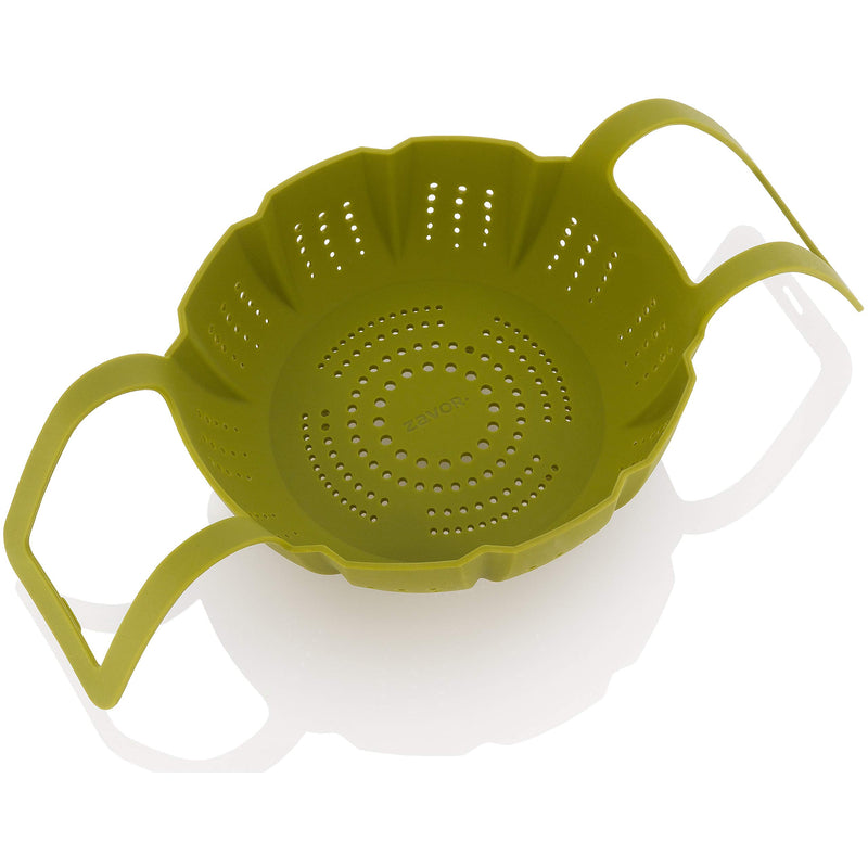 Zavor Silicone Steamer Basket & Strainer for 6Qt & Larger Pressure Cookers, Multicookers, Instant & Stock Pots | BPA-free, Non-scratch Pressure Cooker Accessories Collection, Green (ZACMISB22) - NewNest Australia