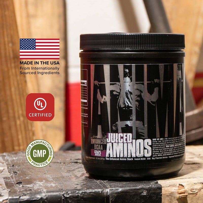 Animal Juiced Aminos - 6g BCAA/EAA Matrix Plus 4g Amino Acid Blend for Recovery and Improved Performance - Grape- 30 Servings, 13.58 Ounce 13.58 Ounce (Pack of 1) - NewNest Australia