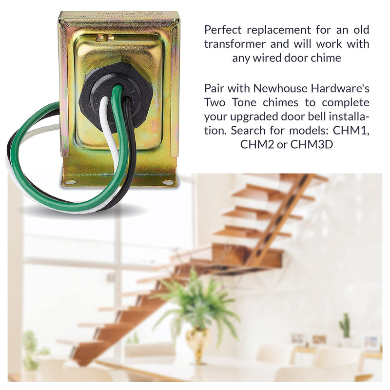 Newhouse Hardware 16TR Doorbell Transformer, Assorted 16V, 10VA - NewNest Australia