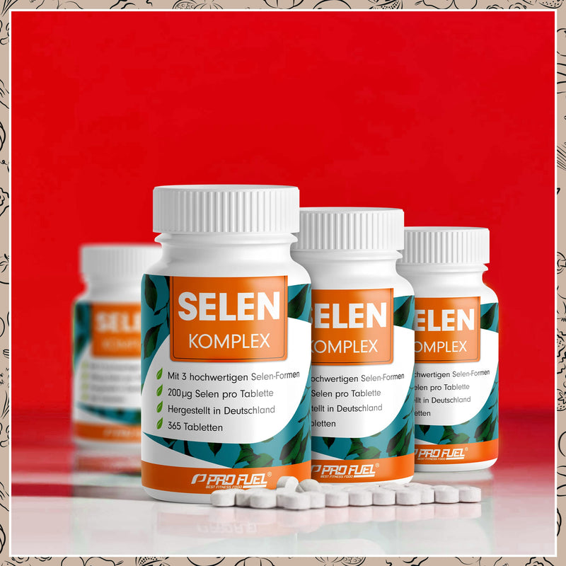 High-dose selenium 365x selenium 200µg tablets - selenium complex from 3 high-quality selenium sources: selenium yeast, selenomethionine & sodium selenite, without unwanted additives, 100% vegan 1x 365 tablets - NewNest Australia