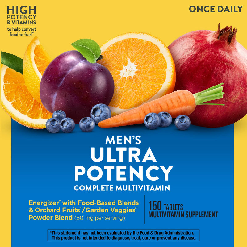 Nature's Way Alive! Men's Ultra High Potency Complete Multivitamin, B-Vitamins, Natural, 150 Count Men's 150 Count - NewNest Australia