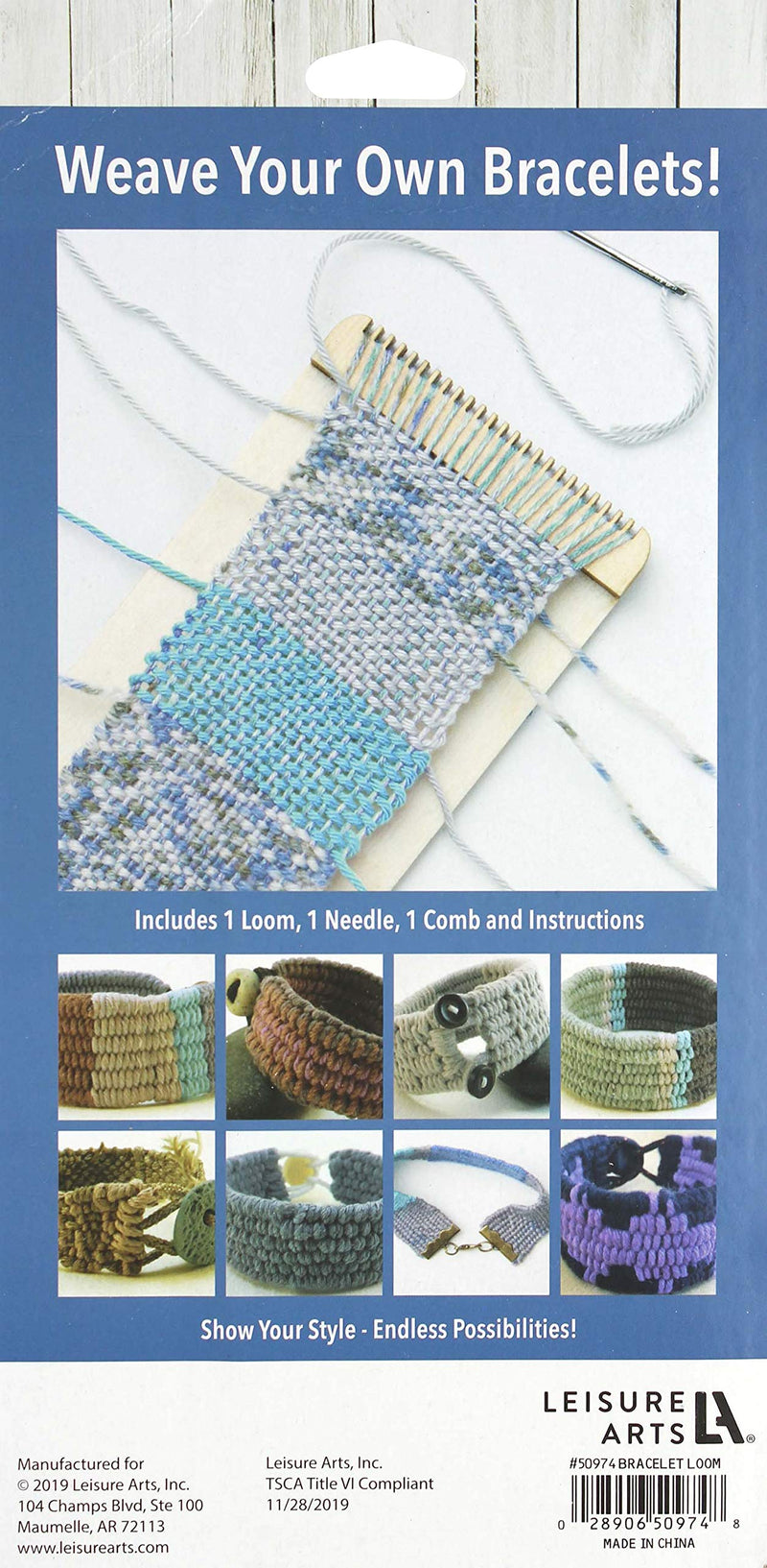 Leisure Arts Mini Maker Weaving Loom Kit, Assorted - NewNest Australia