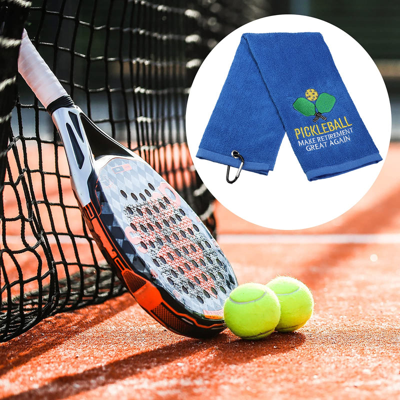 LEVLO Pickleball Sports Lovers Gift Pickleball Make Retirement Great Again Cotton Towels for Pickleball Lovers Gifts - NewNest Australia