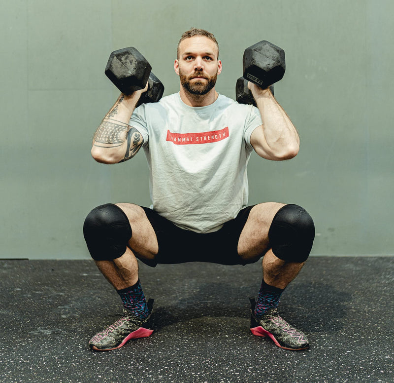 Mammal Strength Knee Sleeves (1 Pair) - V2 - Premium Wrapping Knee Sleeve Support, 7Mm Neoprene Compression - Gymnastics, Weightlifting, Fitness Training, Powerlifting, Crossfit - NewNest Australia