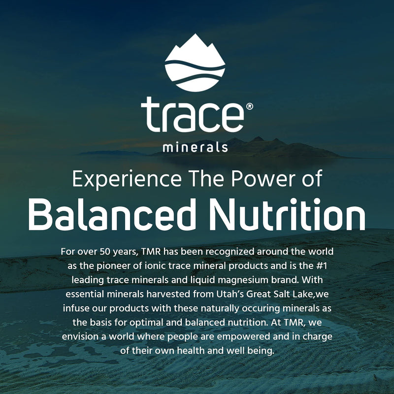 Trace Minerals – 40,000 Volts! (8oz) | Liquid Electrolyte Concentrate Drops | Relief of Dehydration, Leg & Muscle Cramps | Energy Support with Magnesium, Potassium, Sulfate, Boron & Trace Minerals 8 Fl Oz (Pack of 1) - NewNest Australia