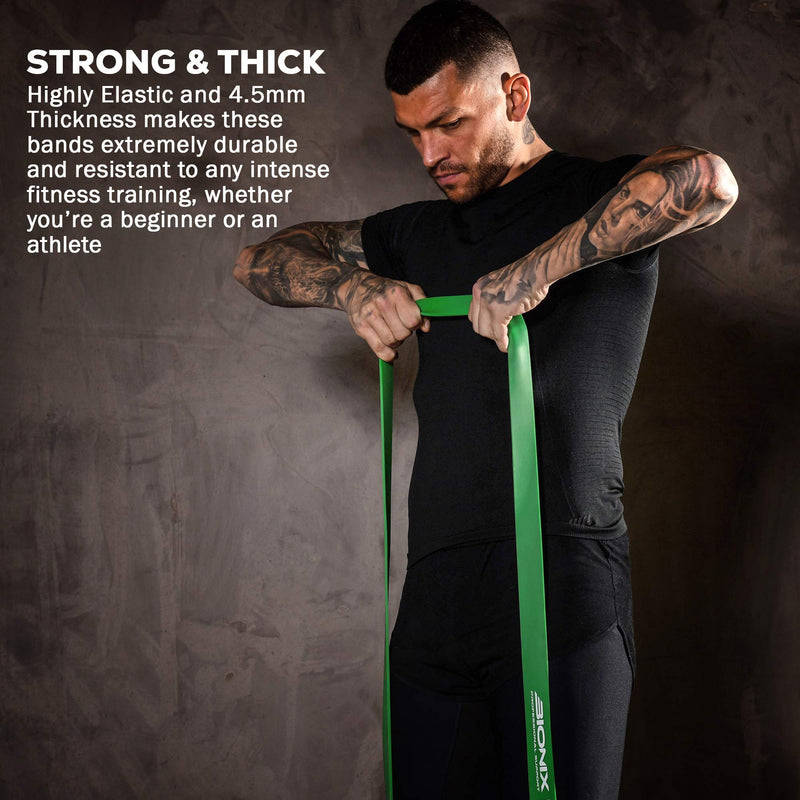 Bionix Pull Up Assistance Bands Set - Thick Heavy & Long Exercise Resistance Training Loop Band Chin Up Assist Stretching Yoga Pilates Legs Glutes Workout - Mobility & Strength For Men Women… (4) - NewNest Australia