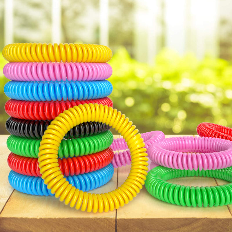 BuggyBands Mosquito Bracelets, 48 Pack Individually Wrapped, DEET Free, Natural and Waterproof Band - NewNest Australia