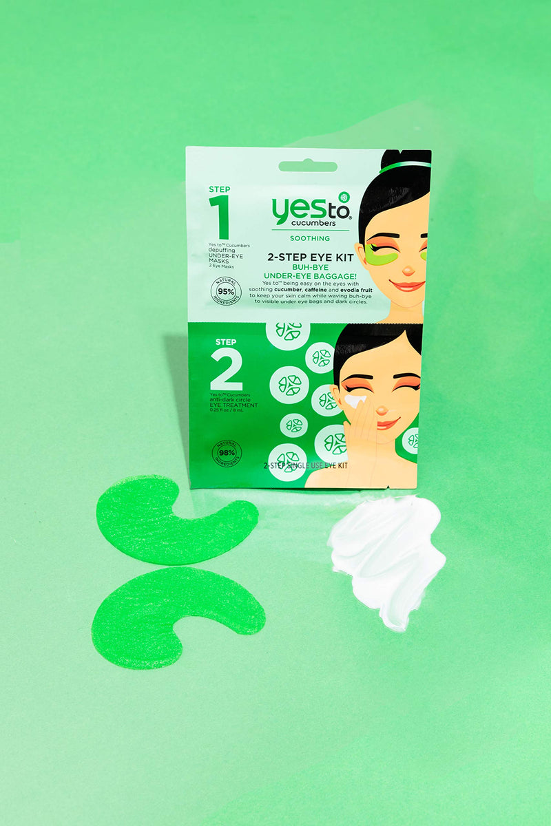 Yes To Cucumbers 2-Step Eye Kit, 1 Count 1 Count (Pack of 1) - NewNest Australia