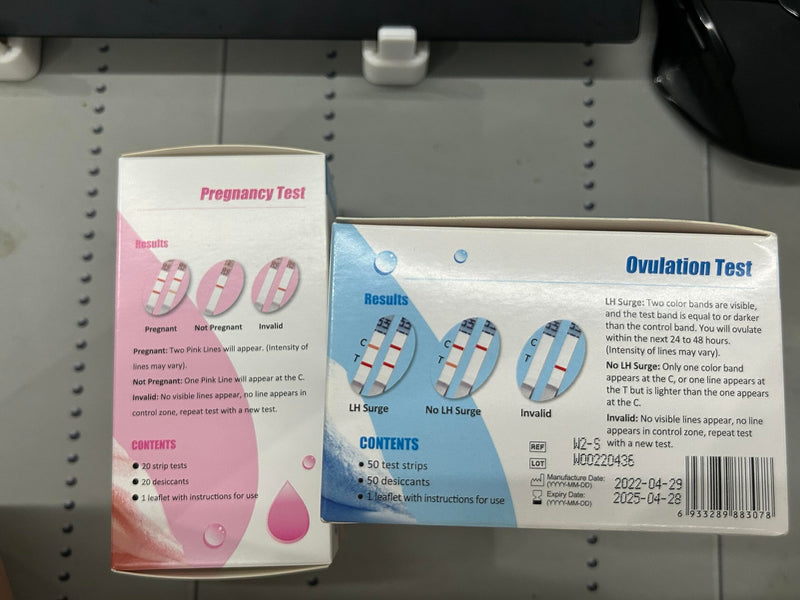 Wondfo Ovulation Test x 50 Pregnancy Test x 20 Ultra Early Test Sensitivity of 10 mIU/ml Pregnancy Test Strips Quick Detection OPK Pack of 70 (Pack of 1) - NewNest Australia