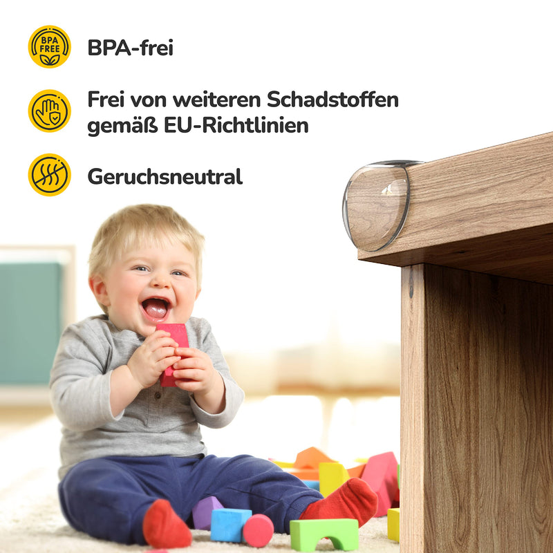 Borbee Corner Protection And Edge Protection Baby For Child Safety (12 Pieces) - Extra Strong Hold, Transparent & Easy To Use For All Furniture - Offers Maximum Safety For Babies And Children - NewNest Australia