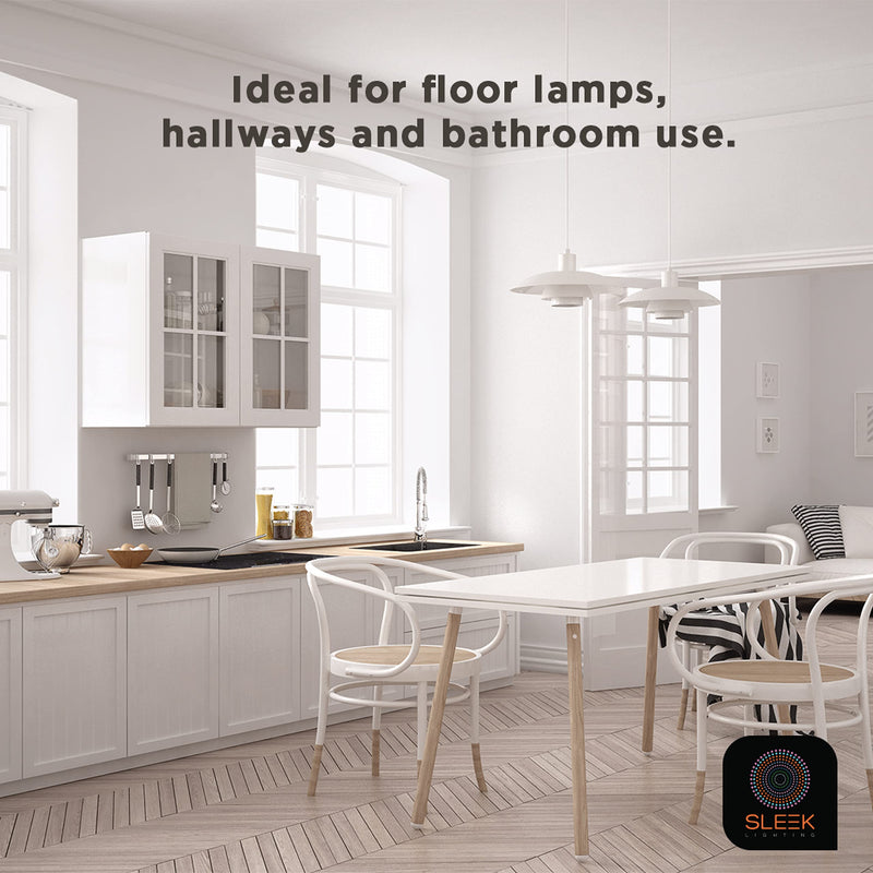 SLEEKLIGHTING - GU24 23Watt 2700K 1600lm 2 Prong Light Bulbs- UL approved-120v 60Hz - Mini Twist Lock Spiral -Self Ballasted CFL Fluorescent Bulbs- 1600lm Warm White 4 Pack (100 Watt Equ) (3500K) - NewNest Australia