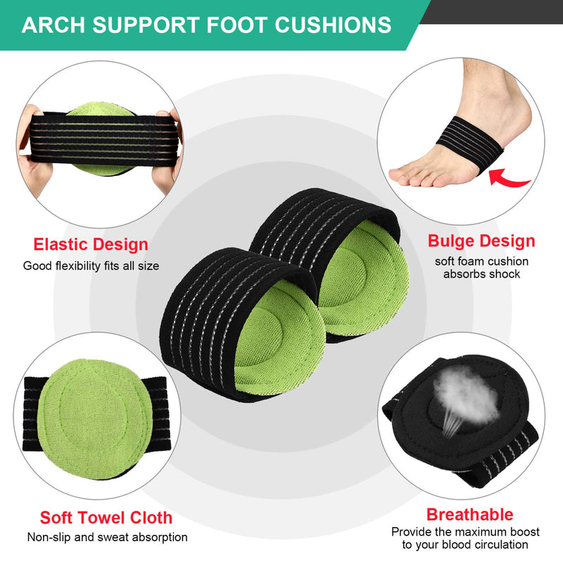 Healifty Plantar Fasciitis Night Splint Kit Adjustable Foot Drop Orthotic Brace with 2 Foot Pads 1 Massage Ball Foot Support Effective Relief from Plantar Tendonitis Pain Heel Arch Foot Pain - NewNest Australia